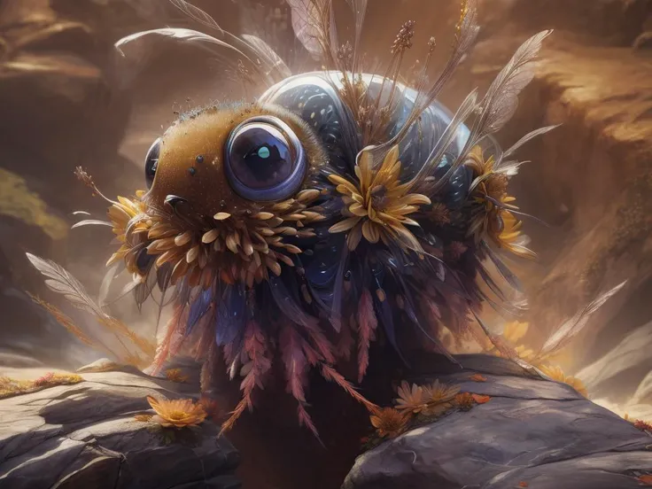 <lora:Quantum-000008:0.9> quantum,masterpiece, high quality, realistic,<lora:add_detail:1>
bees, no humans, solo, open mouth, flower, rock