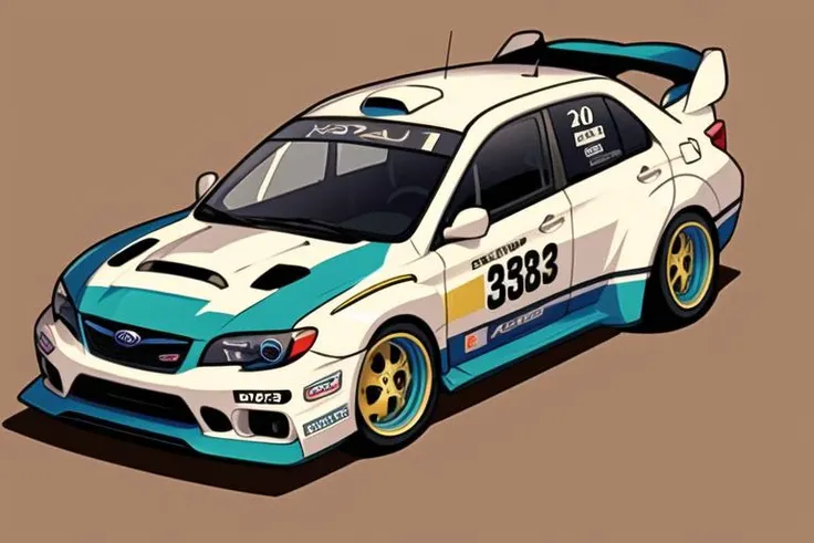 Subaru WRX rallycar