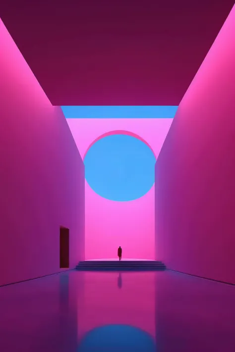 <lora:James Turrell Style:1>James Turrell Style - Cinematic Shot, [light + space of James Turrell + Bauhaus architectural forms]. Hyper realistic, hyper detailed, cinematic movie scene Sharp Details
