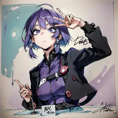 (masterpiece), aayukari, signing photograph <lora:jk style by goofy ai:1> <lora:yuzuki_yukari:1>