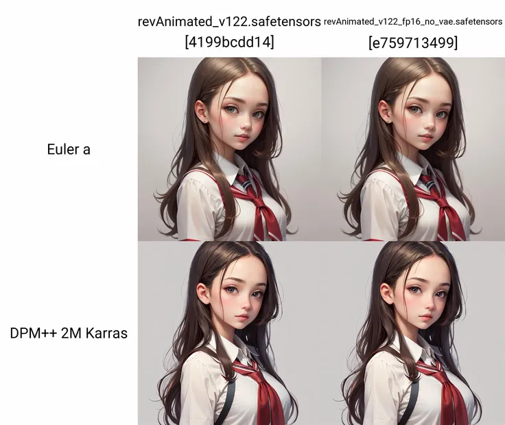 (masterpiece, best quality:1.3), upper body, solo, a cute girl, school uniform, simple grey background