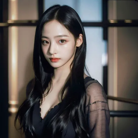 <lora:makina69_minji_v2.1:1>, 1girl, solo, realistic, long hair, thin waist, detailed face, (short waist:0.8),
looking at viewer, centered,
<lyco:pailide:0.3:lbw=OUTD> pailide, blurry_background, blurry_foreground, (high quality:1.4), (photorealistic:1.6), 8k, uhd, highres, absurdres, professional photo, highly detailed, detailed skin, masterpiece, (hyperrealism)