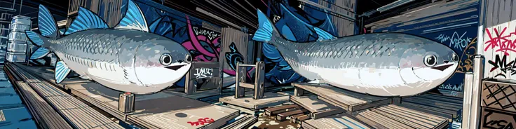<lora:Sacabambaspis:1> sacabambaspis,1 very long fish,vibrant fresh seafood,
ultra high res,(vector art,cartoon,cute graffiti,stupid graffiti,simple graffiti arti:1.3)
good detailed, (glowing background),
best quality, wide-angle Hyperdetailed, masterpiece, 8k, natural lighting, soft lighting, sunlight, HDR (High Dynamic Range), Maximum Clarity And Sharpness, Multi-Layered Textures,