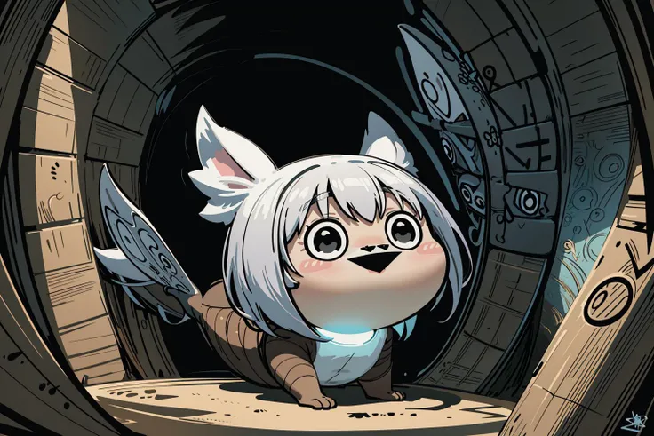 ultra high res,(vector art,cartoon,cute,poor 's graffiti:1.3)
good detailed, (glowing background),
best quality, wide-angle Hyperdetailed, masterpiece, 8k, natural lighting, soft lighting, sunlight, HDR (High Dynamic Range), Maximum Clarity And Sharpness, Multi-Layered Textures,
,1 fish, <lora:Sacabambaspis-000001:1> sacabambaspis