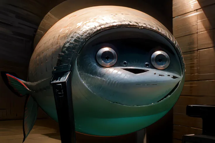perfect detailed, (glowing background), best quality, wide-angle Hyperdetailed, masterpiece, 8k, natural lighting, soft lighting, sunlight, HDR (High Dynamic Range), Maximum Clarity And Sharpness, Multi-Layered Textures,
<lora:Sacabambaspis:1> sacabambaspis,fish, <lora:AnyasHehFaceMeme:0.8> IncrsAnyasHehFaceMeme, grin, smug