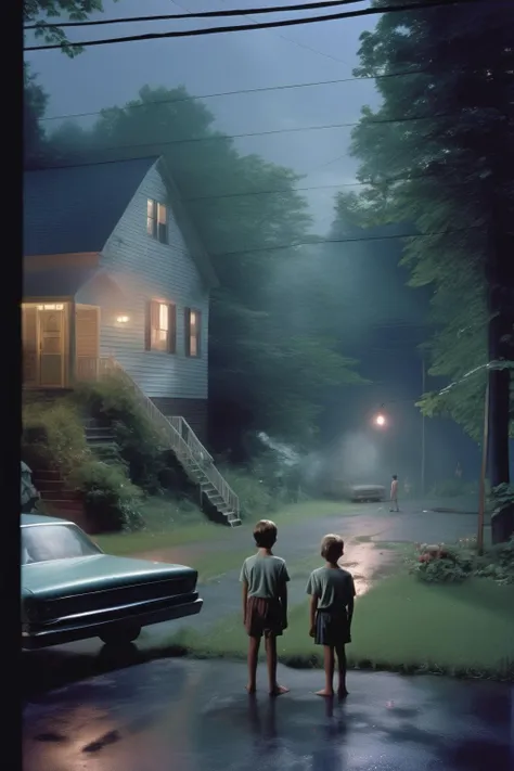 <lora:Gregory Crewdson Style:1>Gregory Crewdson Style - an anxious boys fantasy Gregory crewdson