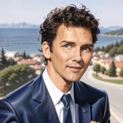 8k picture of NormMacdonald, dimples, (young man:1.25), skinny, (wearing dark blue suit and tie:1.2), (montana background:1.25), (view of upper body:1.3),
intricate, highly detailed, photoreal, realistic, masterpiece,
<lora:NormMacdonaldV0:0.78> <lora:samdoesartsSamYang_offsetRightFilesize:0.75>