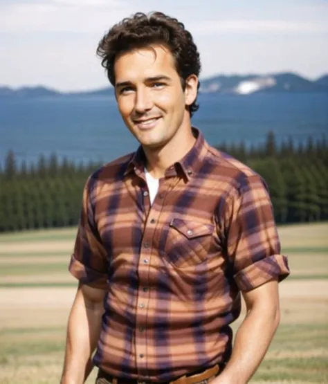 8k picture of NormMacdonald, dimples, (young man:1.25), skinny, (plaid shirt:1.2), (canada background:1.25), (view of upper body:1.35),
intricate, highly detailed, photoreal, realistic, masterpiece,
<lora:NormMacdonaldV0:0.75>