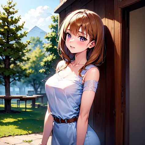 (masterpiece,best quality:1.6),ultra-detailed,
illustration,
solo,1girl,lie,
bright,outdoor,rural,