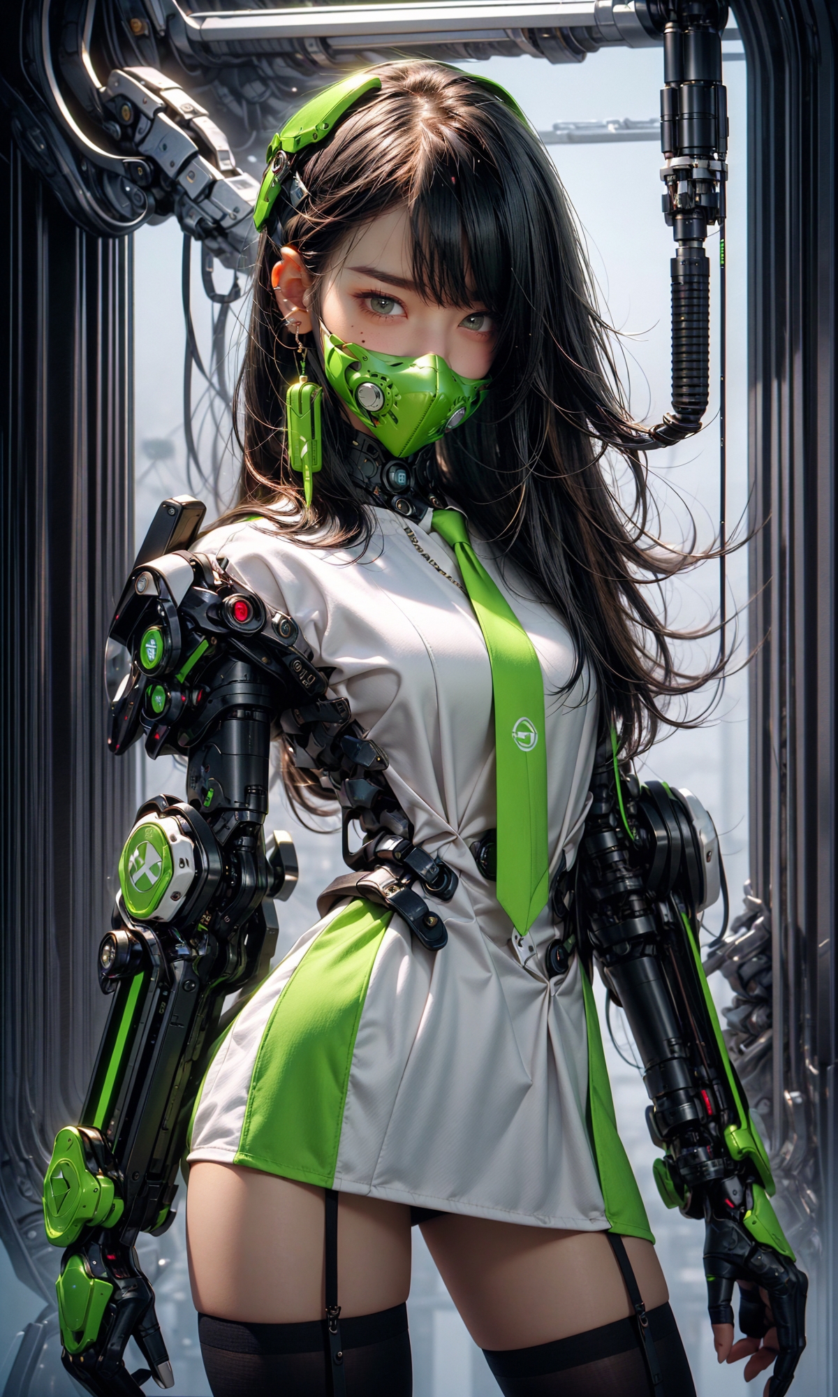 绪儿-荧光色机娘 v1.0