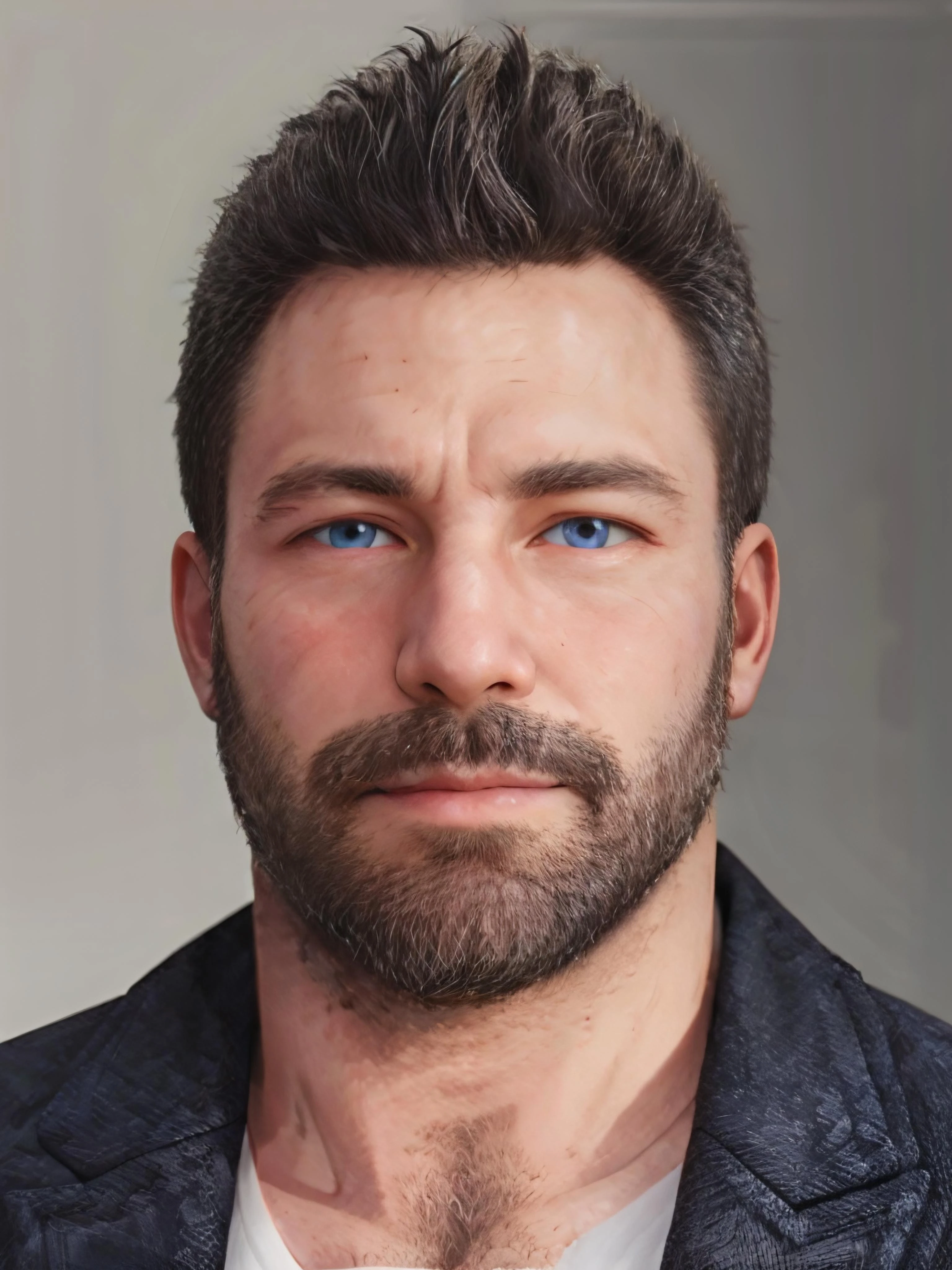 male, face, eyes beauty, <lora:Ben Affleck:0.8>, neck, zoom body