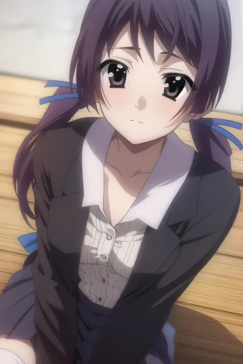 rokakitsuregawa, <lyco:rokakitsuregawa-lyco-nochekaiser:1>,
roka kitsuregawa, long hair, (black eyes:1.5), twintails, purple hair,
BREAK skirt, thighhighs, ribbon, school uniform, black thighhighs, zettai ryouiki,
BREAK looking at viewer,
BREAK outdoors,
BREAK <lora:GoodHands-vanilla:1>, (masterpiece:1.2), best quality, high resolution, unity 8k wallpaper, (illustration:0.8), (beautiful detailed eyes:1.6), extremely detailed face, perfect lighting, extremely detailed CG, (perfect hands, perfect anatomy),