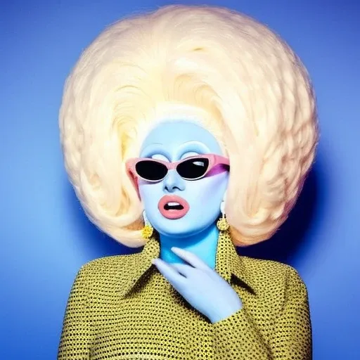junobirch drag queen with afro hair