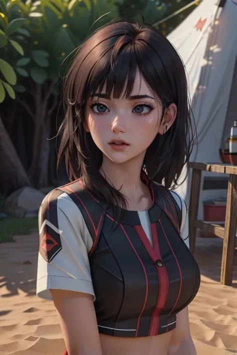 <lora:add_detail:0.5> <lora:copax_charm_eu:0.2> (1girl,3d, photorealistic,masterpiece, best quality,ssao shadows,ambiant occlusion,skin indentation,sub surface scattering), 
QuioLing, tribal outfit in a tribes camp
 <lora:QuioLing:0.5>