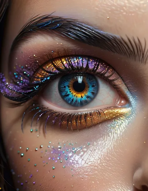 (((masterpiece))),(best quality),((ultra-detailed)),(intricate details), ((ultra-realistic)),
beautiful eyes,macro shot,colorful details,natural lighting,analog film,detailed skin, iris made of ais-particlez, eyeliner, eyeshadow, mascara,
amazing composition,subsurface scattering,velus hairs,amazing textures,filmic,chiaroscuro,soft light,
<lora:extremely_detailed:0.6> extremely detailed <lora:Particles_Style_SDXL:0.5>
