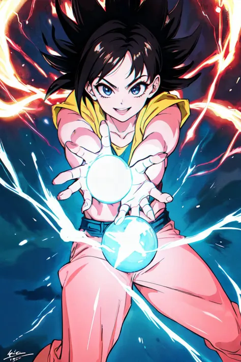 (best quality, masterpiece, RAW photo,ultra-detailed:1.2), <lyco:GoodHands-beta2:1.0>,1girl,solo,looking at viewer, smile,
<lyco:kamehameha-10:0.5>kamehameha, energy ball, aura, charging