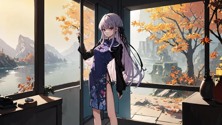 (4k wallpaper, absurdres, fantastic scenery, detailed background, 1girl, :0.8)(
<lora:kirigiriKyoko_v10:0.8:TT>(kyokodg:0.8), (kirigiri kyouko:1.0)
, cameltoe, china dress, side slit, prison cell, fantastic scenery, window, standing[::3], <lora:seasonsLora72MB_v1Epoch4:0.6>autumn, summer, best quality, masterpiece, excellent lighting, sidelighting, beautiful:0.9):0.89