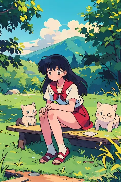 (masterpiece, best quality), 1girl, <lora:Kagome - [Inu Yasha] - Version 1:0.8> kagome
