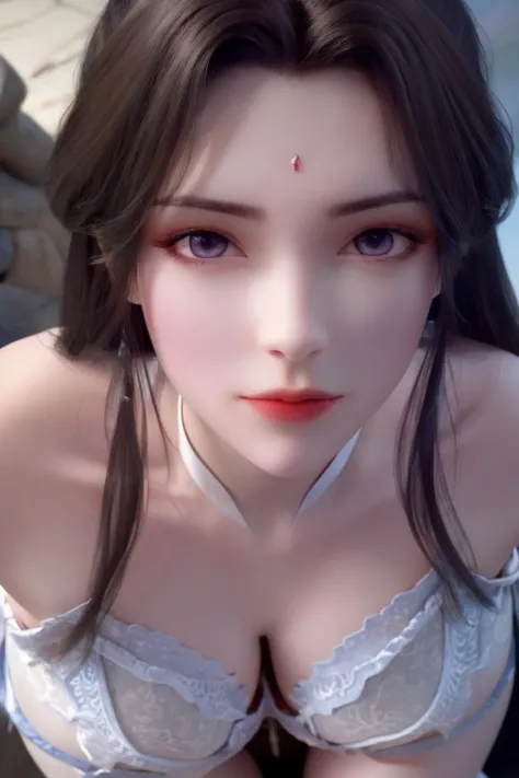 ultra realistic 8k cg, picture-perfect face, flawless, clean, masterpiece, professional artwork, famous artwork, cinematic lighting, cinematic bloom, perfect face, beautiful face, beautiful eyes, fantasy, dreamlike, unreal, science fiction, absurdly long hair, very long hair, (rich:1.4), detail, delicate pattern, charming, alluring, seductive, erotic, enchanting, hair ornament,looking at viewer,
((1girl, thick thighs,lingerie))
<lora:yuechan_20230708022149-000016:0.8>