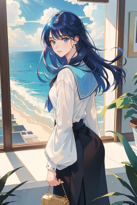 1girl, [ (romanticism art stylized by Johan Christian Dahl:1.1) | (Adrian Paul Allinson:1.1) | (Park Chan Wook:0.8) ], 8k Unreal Engine, Golden ratio, soft focus of a Narrative Sad ("The Ocean Walker":1.3) , from inside of a Simple Office building, [Elite:Supple:19] nature and reeds, Bathed in shadows, FOV 90 degrees, ultrafine detailed, Wonder, 60s Art, soft light, Low shutter, Offset print, fairy tale, glittering, pixiv, professional