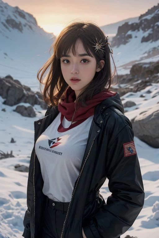 (8k),best quality, (photorealistic,realistic:1.2), 1girl, solo, detailed face, standing,(hair ornament:1.35), (small breasts,breasts out:1.2), bangs, lips,1girl,Rainbow hair,
masterpiece, best quality, CG 8k wallpaper, illustration, amazing fine details and brush strokes, smooth,robot,Female robot,Mechanical appearance,cinematic angle,bot,Mechanical head,
In the heart of a volcanic landscape, our fearless explorer finds themselves amidst a scene of impending chaos. Molten lava cascades down the mountainside, casting an ominous red glow across the rocky terrain. With smoke and ash billowing into the sky, the adventurer races against time, navigating treacherous paths strewn with debris as fiery explosions erupt around them, painting the scene with bursts of intense heat and light.
many details, extreme detailed, full of details,
Wide range of colors.
Many details everywhere. soft shadows. Low saturation colors. Insane quality. Insane resolution. Insane details. Masterpiece. 32k resolution.
Dramatic,Dynamic,Cinematic,Sharp details
<lora:add-detail-xl:1>
one sexy girl, supermodel, pale skin, short hair, bangs, prefect face, makeup, big tits, hanging breasts, cleavage, open coat, T-shirt, looking at viewer, winter day, snow, soft lighting, film grain, from above, upper body, epiCPhoto, <lora:pytorch_lora_weights:0.5>, <lora:age_slider_v2:1>, <lora:breastsizeslideroffset:0.1>, <lora:nagachichiD:0.6>, <lora:FilmVelvia3:0.3>, <lora:more_details:0.6>