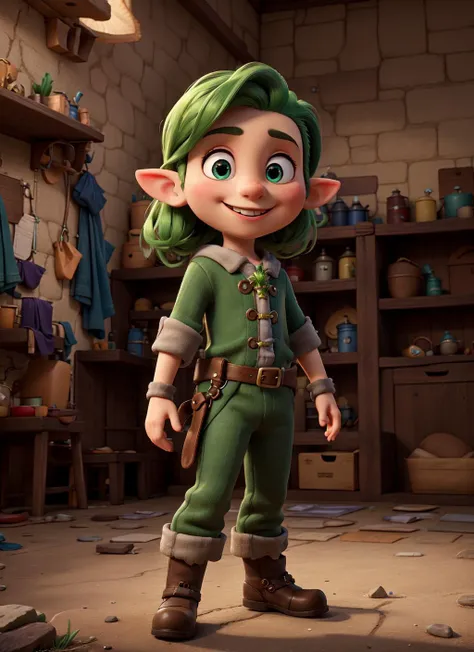 masterpiece,best quality,Mysterious elf,Smile,Magic,