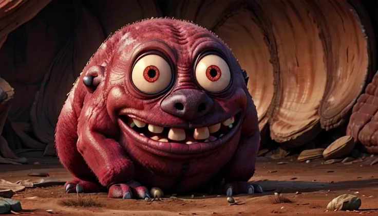 hideous creature than you can't make out what it is, <lora:add_detail:1> <lora:studioGhibliStyle_offset:1>