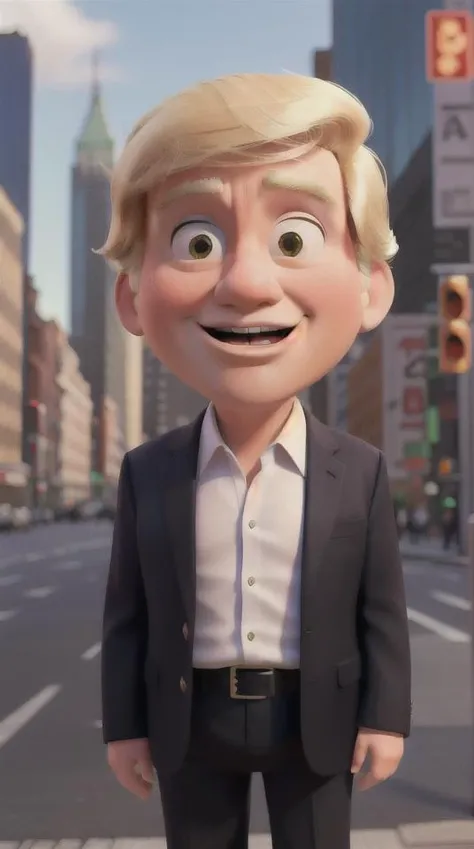 high quality, very high quality, high definition, high res, donald trump, in new york city