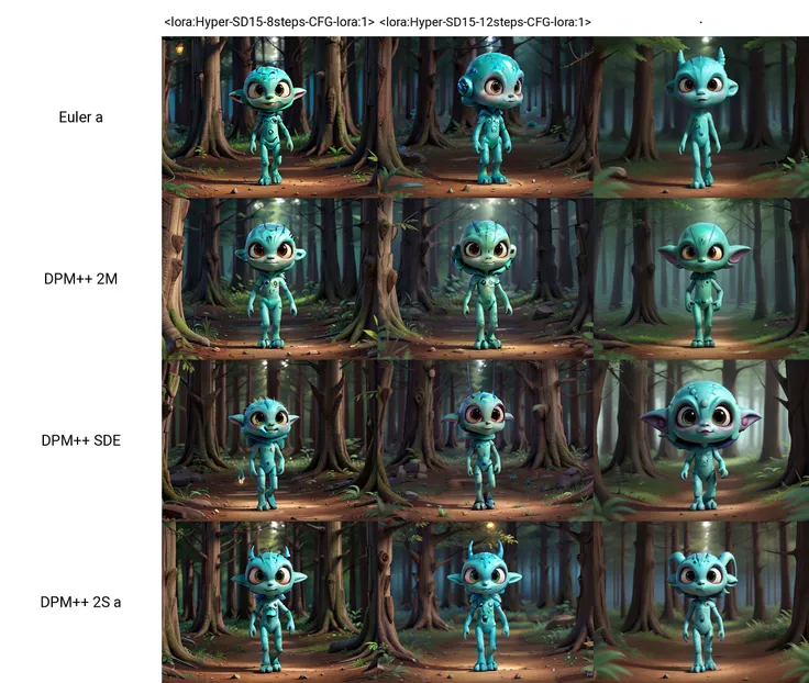 a cute alien walking in the woods, high detailed texture, high quality,
<lora:Hyper-SD15-8steps-CFG-lora:1>