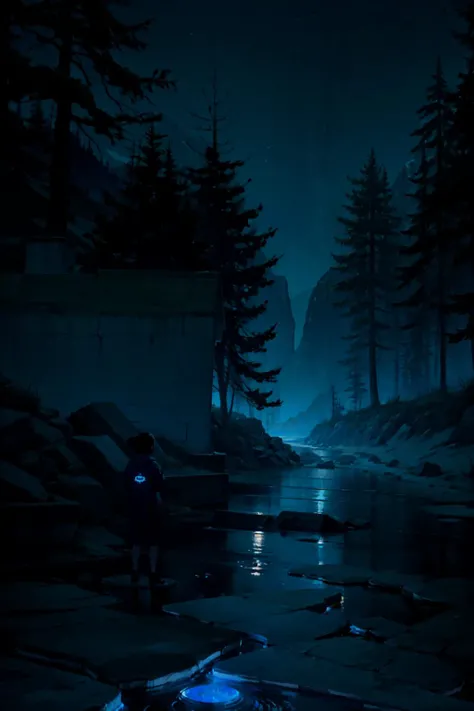 <lora:edgFantasyHoodies:0.8> edgFD,(galexy theme hoodie:1.3) , fantasy_dress, edgFD_hoodie,
(beside the stream in the mountains,cobblestone floor:1.5),(masterpiece, best quality, ultra detailed, hyper realistic, photo), delicate pattern, detailed background, super fine concept art,(darkness:1.4), dynamic lighting, faint light,high-contrast, (mysterious:0.8), (dark blue theme:1.3),ethereal, truth,