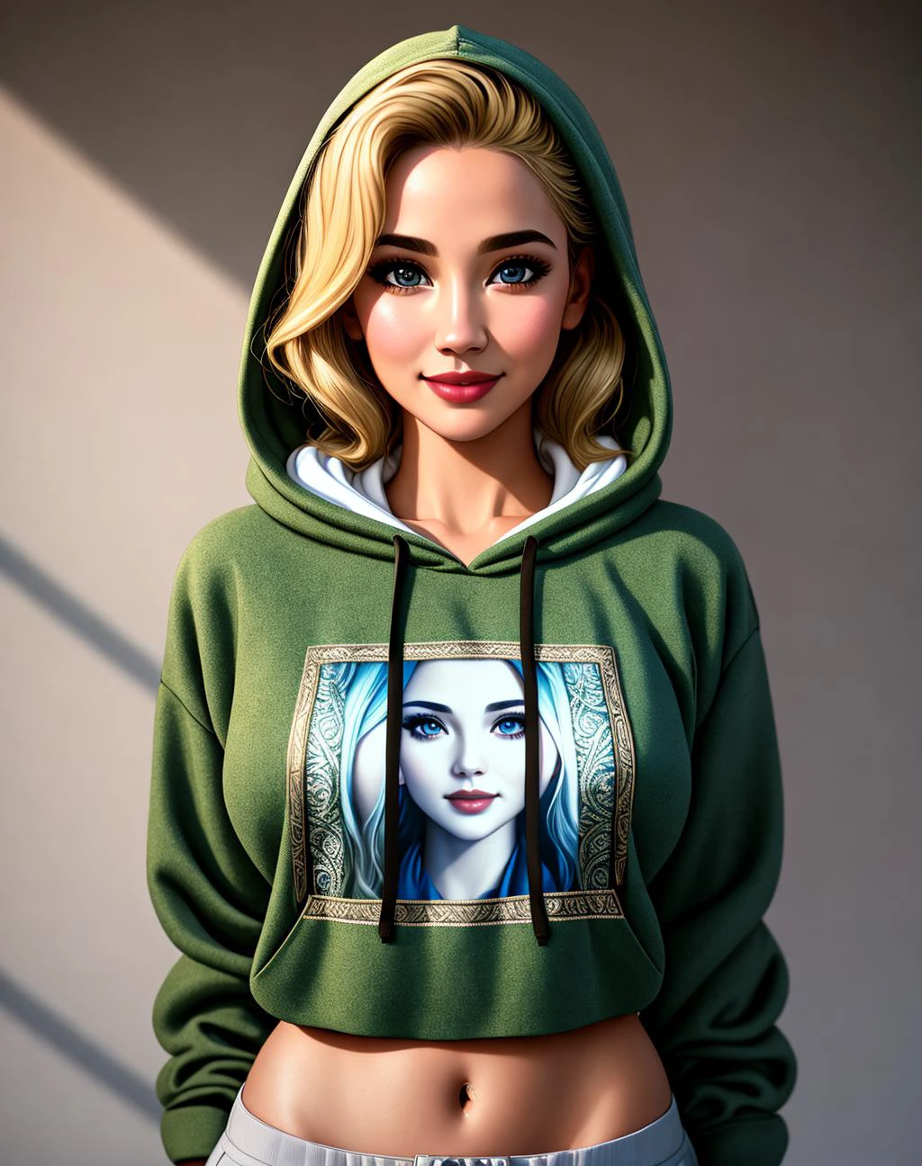 Masterpiece, absurdres,award winning photo, extremely detailed, amazing, fine detail, extremely detailed eyes and face, by lee jeffries nikon d850 film stock photograph 4 kodak portra 400 camera f1.6 lens rich colors hyper realistic lifelike texture dramatic lighting unrealengine trending on artstation cinestill 800 tungsten, beautiful blonde woman , slim, tiny waist, smiling, excited
<lora:HoodiesLoCon:0.675>,hoodie, a woman posing for a picture , goth style, intricate pattern and embroidery, wearing hoodie,