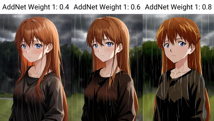 Misaka Mikoto, solo, standing, leaning forward, downblouse, loose t-shirt, brown hair, anyahehface, grin, wicked smug, half closed eyes, small breasts, nipples, city street