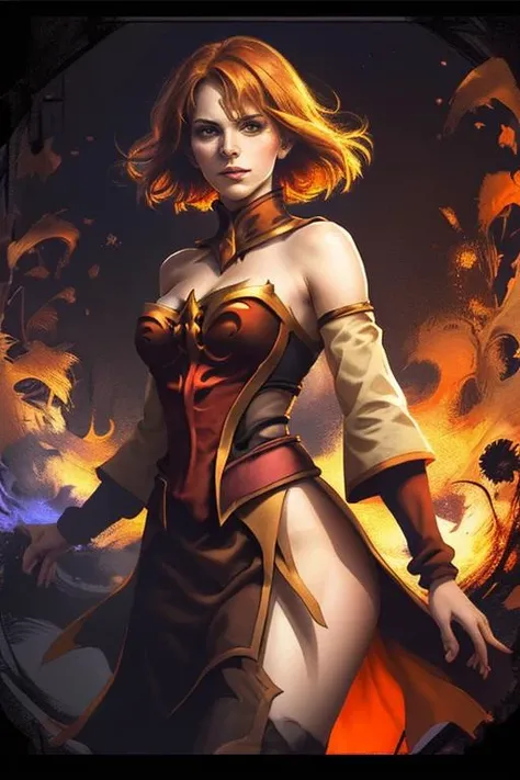 lina, epic, upper body, floating hair, solo, magic, (Best quality, 8k, 32k, Masterpiece, UHD:1.2), ((J.A.W. Cooper)), staining watercolor, gouache render, emphasis lines, path traced, Intricate, (cameron stewart:1.2), disconcerting, silent horror, (The Vale of Shadows: A dark and foreboding valley where no sunlight ever penetrates background:1.1), (splatter:1.1), short hair, ash brown, medium hair, (Vivid colors:1.3)<lora:lina:0.8>