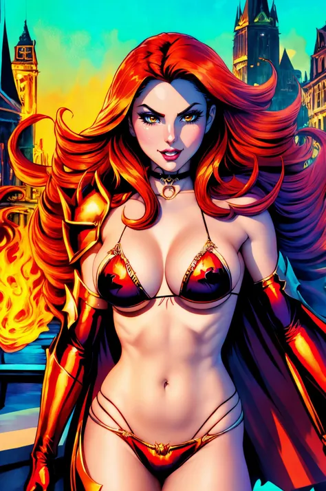 Realistic Huang Tingting, Fluffy red curly hair, sexy for,delicate skin, Detailed body, musculous, Alone, Wear Glitter Latex Glitter Leather Skinny Hot Pants, average horoscope, Thigh thick, Wide hips, musculous手臂, they have many, bulging veins in the body, vein, muscle veins, Abs, Thigh thick, eBlue eyes, Natural skin texture, 迷你背心露出纤细Abs, Skin glows, Skin glows, Wet skin, soaking, Skin glows, oilly skin, in the mediterranean, hight contrast, Realistic skin, skin pore, intricately details, with black background, hight contrast, Realistic skin, skin pore, intricately details, RAW photogr, ,glossy lips, lusciouslips, pretty nose, lifelike rendering, Immersive atmosphere, lightand shade contrast, Moody light, Perfect female body, Realistic skin, skin pore,high-leg swimsuit,One-piece swimsuit,(Leg straps,,arm belt,collars,choker necklace,lots of jewelry:1.5)