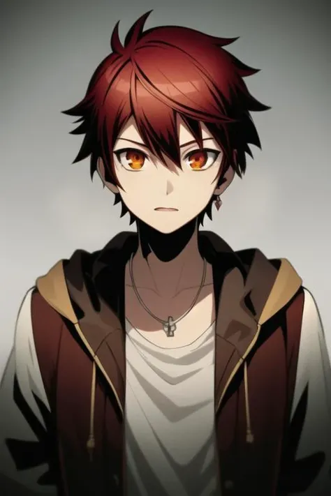 masterpiece, best quality, high quality, 1boy, solo, male focus, looking at viewer, upper body, <lora:akane_divine_gate:0.76>, akane_divine_gate,