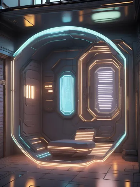 a home built in a huge Soap bubble, windows, doors, porches, awnings, middle of SPACE, cyberpunk lights, Hyper Detail, 8K, HD, Octane Rendering, Unreal Engine, V-Ray, full hd