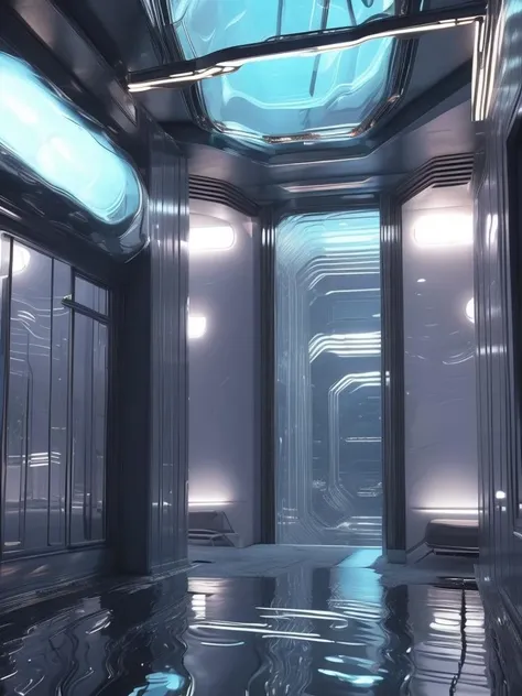 a home built in a huge Soap bubble, windows, doors, porches, awnings, middle of SPACE, cyberpunk lights, Hyper Detail, 8K, HD, Octane Rendering, Unreal Engine, V-Ray, full hd