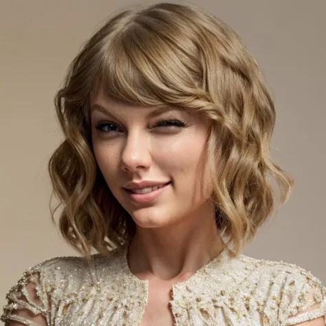 <lora:l_wnk_we_sd_64_32:1.5> Taylor Swift smiling