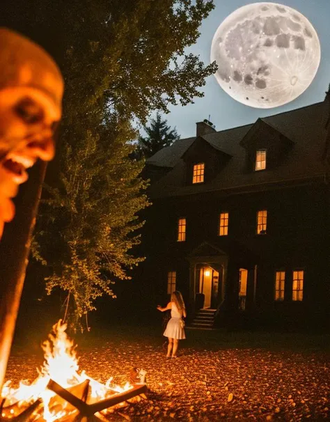 [SMITHSONIAN] photo of a  (28 yo terrified Hungarian Albanian woman) [side view], [moving towards through (Halloween haunted house)], [steadycam], (background motion blur)[adrenaline filled], (full moon and bonfire lighting), [high camera angle], [Nikon DSLR with wide angle lens], in the style of [Terminator movies]
 <lora:BetterHands:1> <lora:DepthOfFieldSliders:0.5> <lora:HDhelper:0.4> <lora:Better Portrait Lighting:0..5> <lora:EmotionSliders:1.7> <lora:skinny_new_skin:0.5>