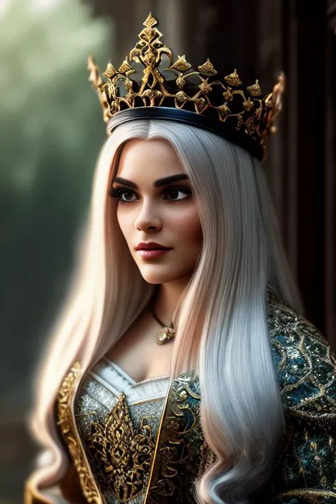zelinavega as a medieval princess stganding in front of a castle, princess robe, crown, masterpiece, best quality, highest quality, cinematic lighting, (volumetric lighting), extremely detailed CG unity 8k wallpaper, focused, 8k wallpaper, 4k wallpaper, extremely detailed, ultra realistic, photorealistic, sharp focus, absurdres, (HDR:1.2), (high contrast), photograph, detailed and intricate, instagram, portrait, highly detailed, digital painting, artstation, concept art, smooth, sharp focus, illustration, cinematic lighting, Style-Princess,