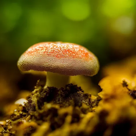 <lora:wildmushroom:1.0>, a photo of wildmushroom, highly detailed, bright lighting, photorealistic, bokeh, 8k