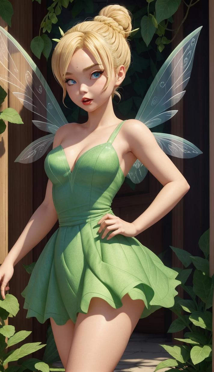 A close up of a woman in a green dress posing for a picture - SeaArt AI