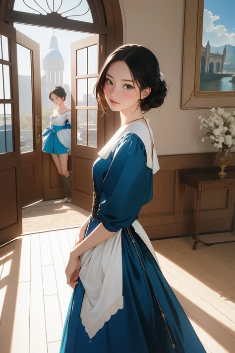 1girl, (designed by ROA:1.1) and (Charles Willson Peale:1.1) and (Pieter de Hooch:1.3) and (Fernand Khnopff:0.8) , studio Redshift render, alluring Raw digital photo, Vaporwave Art, stylized, shot from side of a Annoyed Airy ("Selesnya Guildgate":1.3) , Divine The Acropolis in background, Silver beach and nature, Snowing, horizon-centered, Ultra Real, Shameless, short lighting, Cinestill, Sony A7, Fish-eye Lens, Cinestill, Light streaks, made of Wood, 8K, extremely beautiful