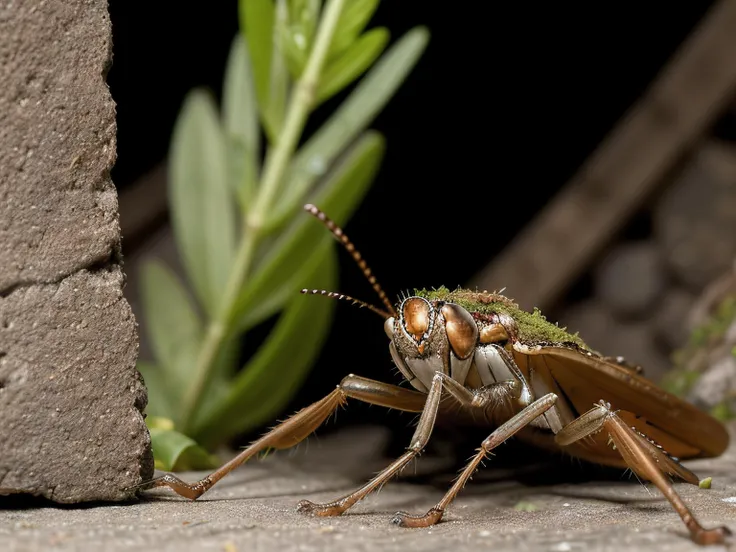 Retro game art of raw photo of a cricket Gryllidae,Point-of-view shot, a rusty nail, stuck in a cracked wall, from which a rare and beautiful flower grows, a balcony with a table and chairs and a vase of flowers <lora:Sunoo-06:0.85>, a ball most curious, rocks and moss, forest setting, raindrops on a window, blurring the reflections of city lights, glossy, bright, sunshine, dream-like, (surreal),(close-up, abstract, neon tones) (photorealistic, symbolic, close-up shot, 8K),