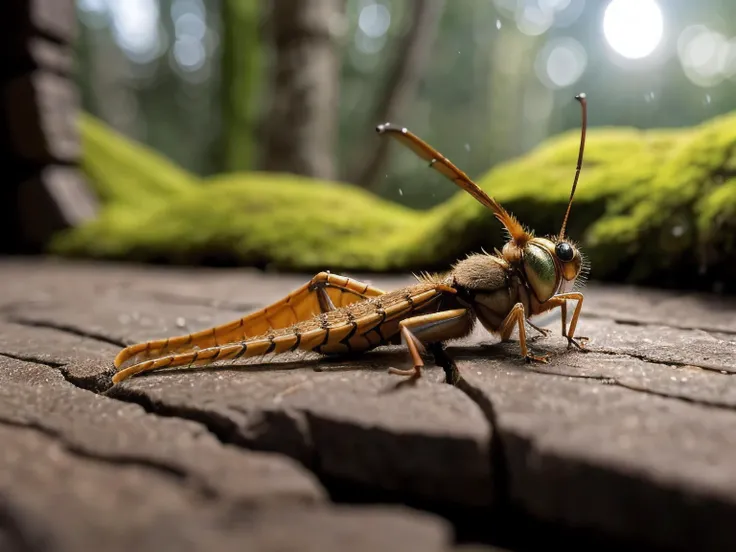 Retro game art of raw photo of a cricket Gryllidae,tilt-shift shot, a rusty nail, stuck in a cracked wall, from which a rare and beautiful flower grows, a room with a table and chairs and paintings <lora:Sunoo-06:0.85>, a ball most curious, rocks and moss, forest setting, raindrops on a window, blurring the reflections of city lights, glossy, bright, sunshine, dream-like, (surreal),(close-up, abstract, neon tones) (photorealistic, symbolic, close-up shot, 8K), 16-bit, vibrant colors, pixelated, nostalgic, charming, fun