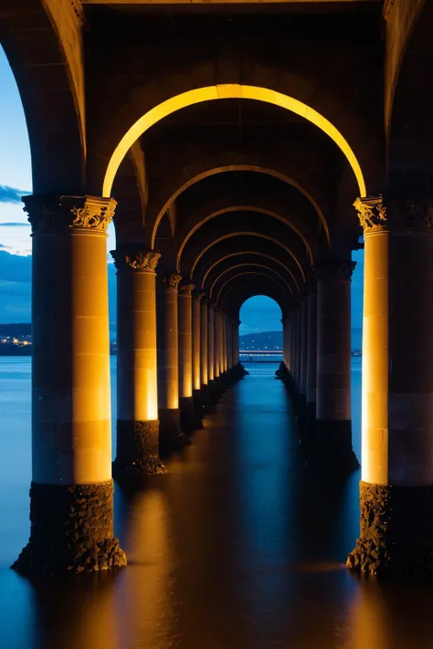 a steam bridge on the Tay bridge