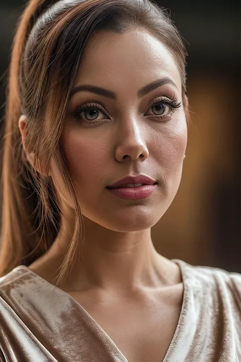 beautiful woman (EPMunMunDuTT4:.99),high ponytail , (( setting powder:1.2)) , ((portrait)), (closeup:1.2), ((from the waist up)), ((( hospital :1.2 ))), natural skin texture,  ((  Velvet dress :1.2)), 24mm, 4k textures, soft cinematic light, adobe lightroom, photolab, hdr, intricate, elegant, highly detailed, sharp focus, ((((cinematic look)))), soothing tones, insane details, intricate details, hyperdetailed, low contrast, soft cinematic light, exposure blend, hdr, faded, now, ("I've got a bad feeling about this.":1.1)