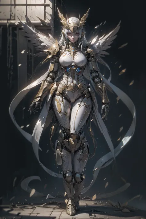 solo,1girl,<lora:PerfectNwsjMajic_4:0.6>,PerfectNwsjMajic,true-to-life visuals,artistically refined,captivating beauty, dramatic contrasts, atmospheric depth,intimate moments, enduring allure, authentic portrayal,lifelike accuracy, evocative mood, emotional depth, striking symbolism, small breasts, 1girls,solo,(looking at viewer),(full body:1.4), (Glowing ambiance, enchanting radiance, ethereal atmosphere, mesmerizing glow, evocative hues, captivating coloration, dramatic lighting, enchanting aura:1),armor robot,(highly details:1.5),unreal engine,3d render,film photograhpy, complex 3d render ultra detailed of a beautiful porcelain profile woman android face, (cyborg:1.3), robotic parts, 150 mm, beautiful studio soft light, (rim light:0.63), vibrant details, luxurious cyberpunk, lace, hyperrealistic, anatomical, facial muscles, cable electric wires, microchip, elegant, beautiful background, octane render, H. R. Giger style, 8k, best quality, masterpiece, illustration, an extremely delicate and beautiful, extremely detailed ,CG ,unity ,wallpaper, (realistic, photo-realistic:1.37),Amazing, finely detail, masterpiece,best quality,official art, extremely detailed CG unity 8k wallpaper, absurdres, incredibly absurdres, robot, silver helmet,
<lora:nvwushen-000020:0.3>, <lora:gaodaxintai:0.3>,gadaxintai,ban,quan