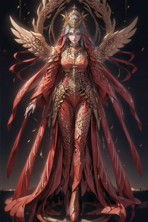 8K raw photo, Best quality, masterpiece, ultra high res, (zentangle, mandala, tangle, entangle),colorful,(photorealistic:1.4),raw photo, 1girl,tall female, skinny, slim_legs, solo,(perfect body shape),holy light,gold foil,gold leaf art,glitter drawing,(full body), <lora:nvwushen-000020:0.3>,ban,<lora:yuechan_weddingClothes:0.4> ,yuechan_wedding_lothes, <lora:gaodaxintai:0.3>,gadaxintai