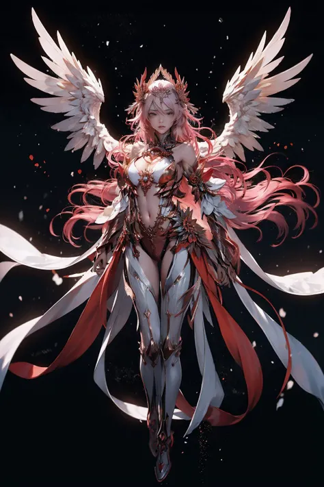 best illustration, realistic details, detailed
BREAK
1girl, beautiful, seductive face, tanned skin, detailed skin, anicos_inori, yuzuriha inori, pink hair, long hair, navel, detached sleeves, bare shoulder, center opening, cleavage, medium breast, hair clip, hair ornament, red eyes, thigh highs, leotard, full body, looking at viewer,
BREAK
on a rooftop overlooking futuristic cityscapes, starry night skies, dark environment
BREAK
shattering glass in fractal particle effects, volumetric fogs on horizon, levitating, emotional and powerful vibe, machineries cogs
BREAK
aerial perspective, detailed background, Rule of third, sharp focus, depth of field
BREAK
<lora:CA_Inori_GuiltyCrown_CM:0.4>, <lora:nvwushen-000020:0.7>,quan